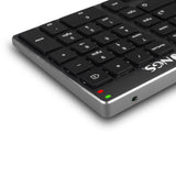 Ngs Fortune-Bt Teclado Multidispositivo Inalambrico Usb Bluetooth - Portugues - Silencioso - Teclas X-Type - Bateria