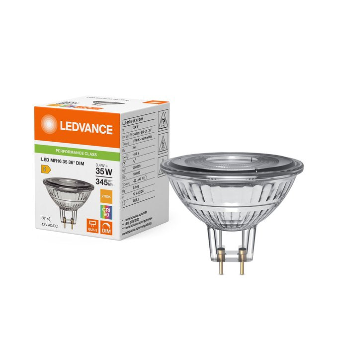 Ledv Led Reflektor 3,4-35w 927 Dimmbar Mr16 12v Gu5,3 36 25000h Eek E