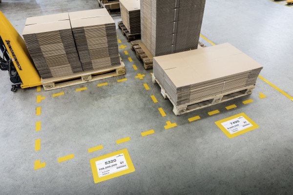 Ventana De Señalización De Suelo Durable A4 Bolsa Extraíble Con 10 Piezas