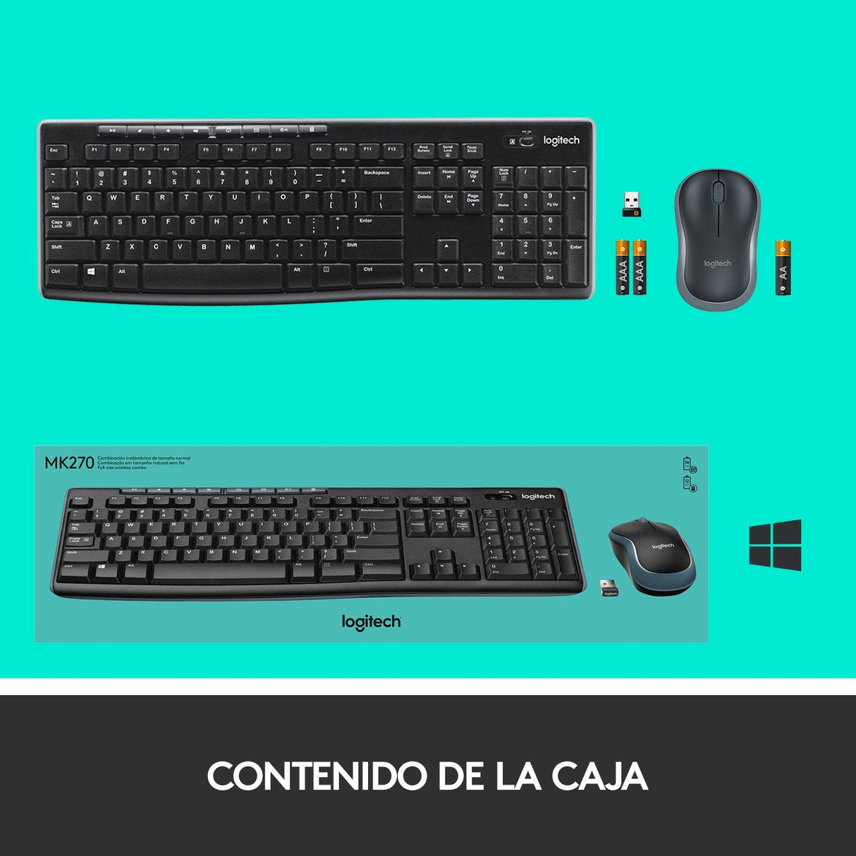 EAN 5099206039193 - Logitech 920-004513 teclado Ratón incluido Hogar USB QWERTY Español Negro imagen 17