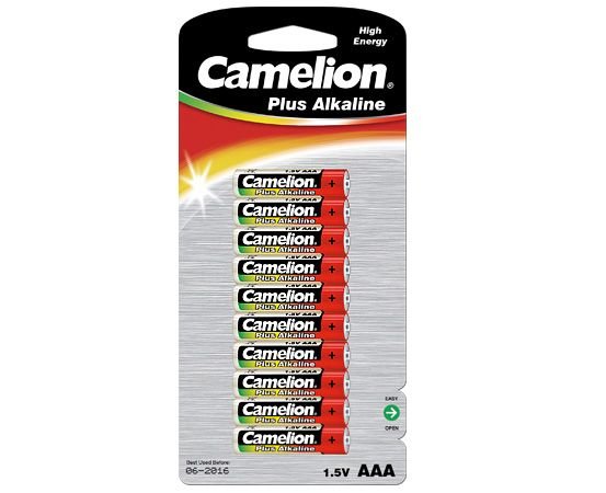 Pilas Camelion Lr03-Bp10 Aaa Lr03, Plus Alkaline, 10 Pc(S)