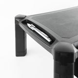 Tooq Soporte Elevador Con Cajon Para Monitor O Portatil - Regulable En Altura - Peso Max 10kg - Negro