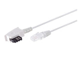S-Conn 12-09156 Cable De Red Blanco 1,5 M Tae-F Rj45