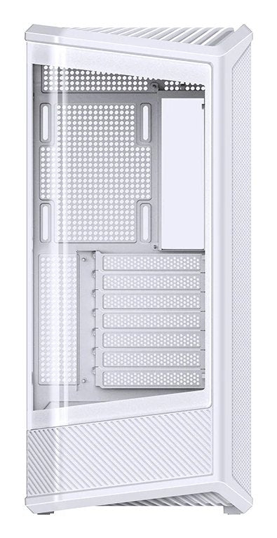 Jonsbo D400 Pc-Gehäuse, Midi Tower, Atx, Tempered Glass - Weiss