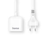 Hama Cargador Con Cable Integrado De 1.9m - 17.5w - Usb-C - Usb-A - Blanco