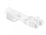 Delock Cablehalter Clip 2 Stück Weiss