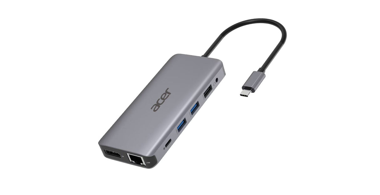 Acer 12-In-1 Type C 1xrj45,1x3.5audi 2xusb3.2,2xusb2.0,1xsd/Tf,2xpd,1xdp