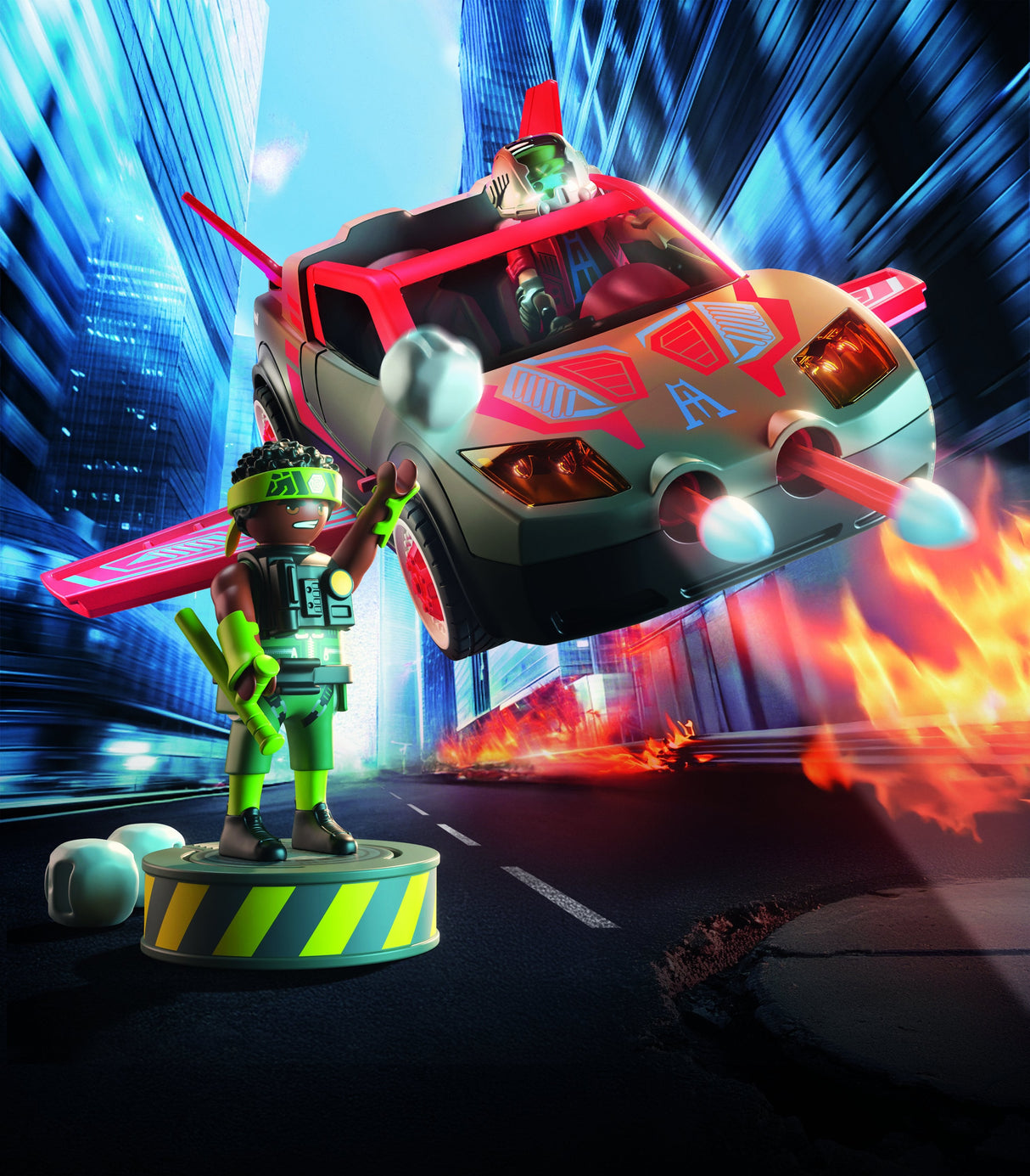 Playmobil 71832 Heroes: Helden-Multifunktionsfahrzeug 71832