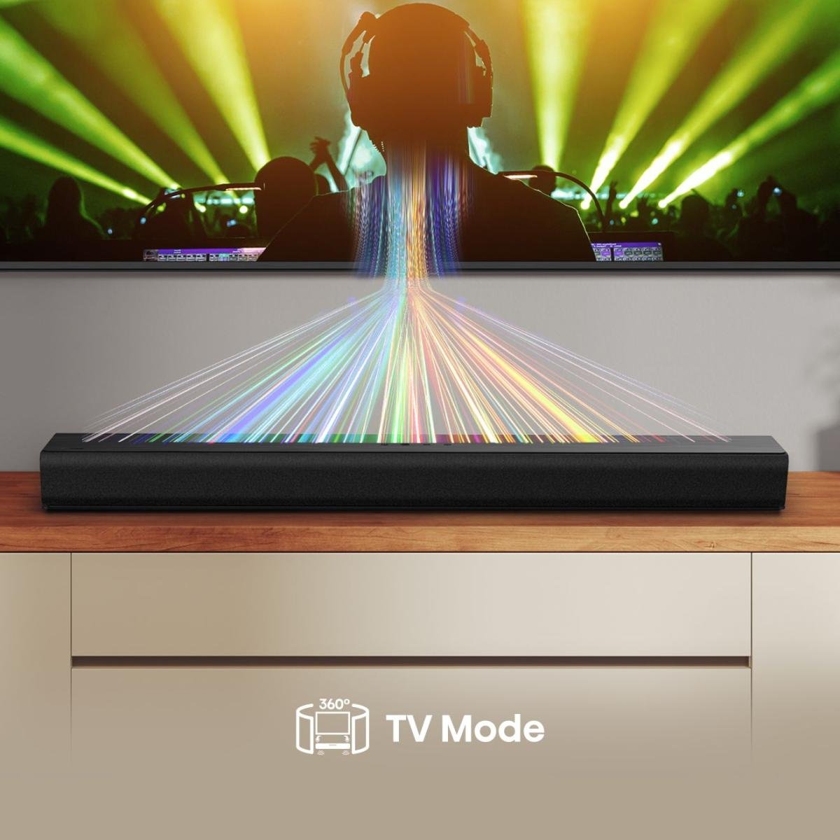 Hisense Hs1000 Soundbar (Negro, Bluetooth, Hdmi, Usb, Aux, Optisch) Hs1000
