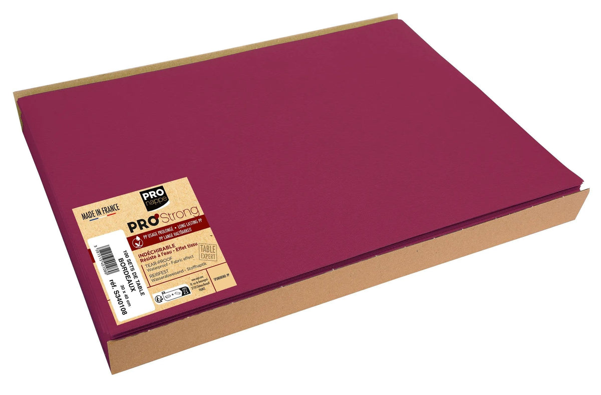 Pronappe Platzsets 30 X 40 Cm Bordeaux