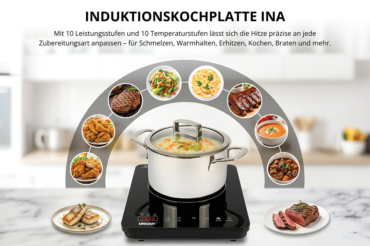EAN 4011689583056 - Unold Induktionskochplatte Ina 58305 Negro Encimera Con placa de inducción 1 zona(s) imagen 6