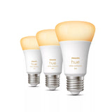 Philips Hue White Ambiance Bombilla Inteligente A60 - E27 - 800 (Paquete De 3)