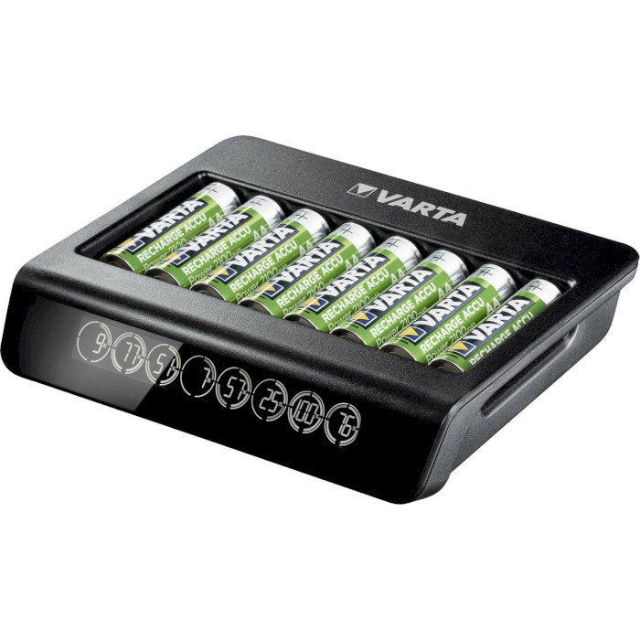 Varta Lcd Multi Cargador Carga:Aa, Aaa Y 9v Nimh Y Un Dispositivo Usb Simultáneamente