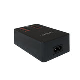 Logilink Usb Table Charger, 6 Port, 32w, Negro