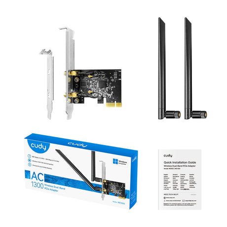 EAN 6971690794897 - Cudy AC1300 Wireless Dual-Band PCI-E Adapter, WE1300 1.0 WLAN 1267 Mbit/s imagen 3
