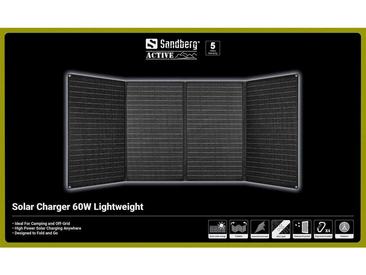 Solar Charger 60w Lightweight