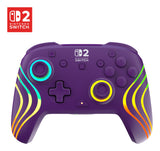 Turtle Beach Afterglow Morado Mando De Juego Rgb Inalámbrico Para Nintendo Switch 2
