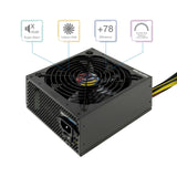 Tooq Fuente De Alimentacion Atx 650w Con Pfc Activo - Negro