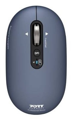 Port Designs Professional Bluetooth Mouse Built-In Usb-C Rechargeable Battery Up To 1 Month Autonomy Freewheel Technology