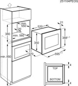 EAN 7333394155555 - Electrolux EMS4253TBX Acero inoxidable Microondas con grill Integrado 25 L 900 W imagen 10