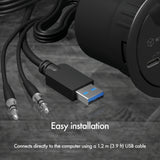 Icy Box Usb3.0 Hub Tipo-C / -A / Audio Icy Box Ib-Hub1403b, 120 Cm De Longitud Del Cable
