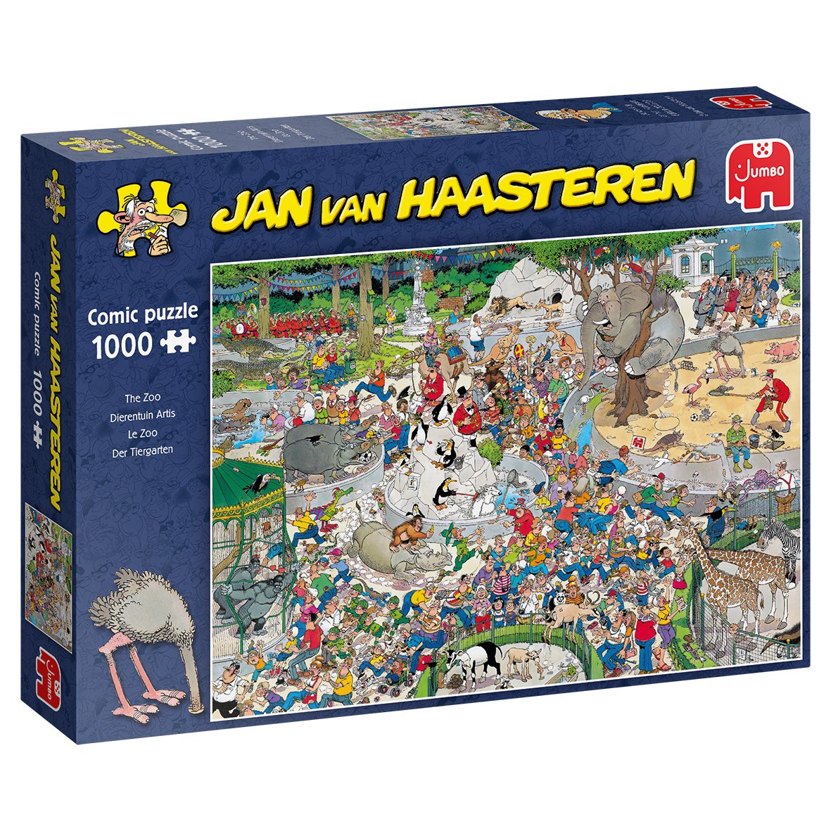 Jan Van Haasteren At The Zoo 1000 Pcs Puzzle Rompecabezas 1000 Pieza(S) Cómics