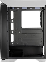 Caja Pc Aerocool Aero One Lateral De Cristal Templado Ventiladores Frontales Incluidos Rgb Colo White Sin Fuente De Alimentacion