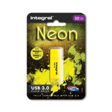 Memoria Usb 3.0 Neon Amarillo 32gb 10mb/S En É