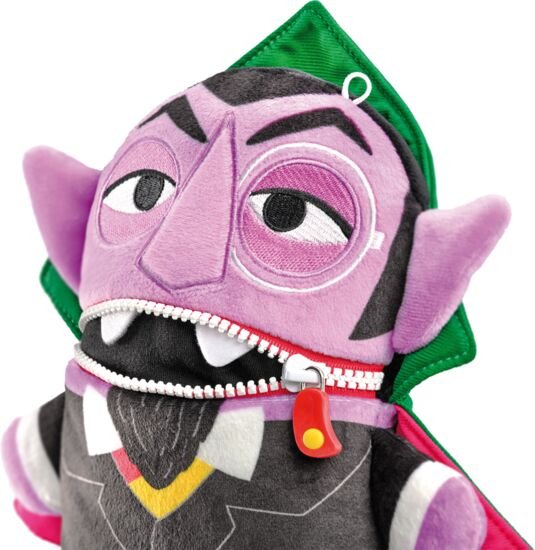 Schmidt Games Sesamstrasse: Sorgesser Graf Number, Cuddly Toy 26 Cm 42556