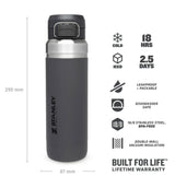 Stanley Quck Flip Water Bottle 1,06 L Charcoal