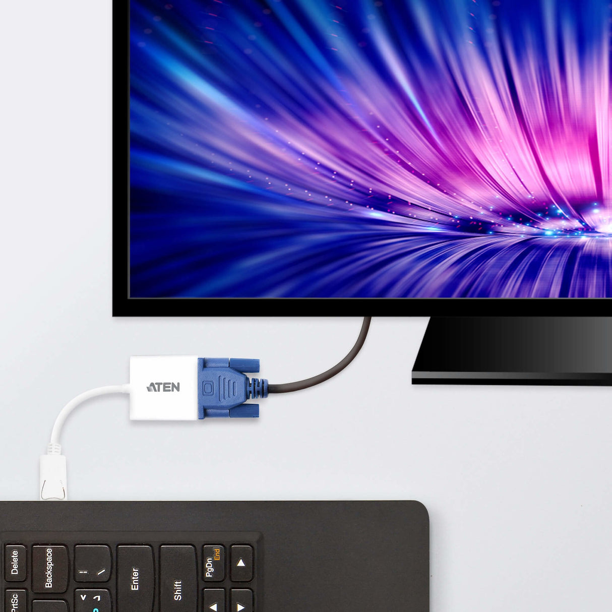 Adaptador Displayport A Vga Aten Vc925