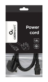 Gembird Pc-187 Uk Power Cord (C13), 5 A, 6 Ft