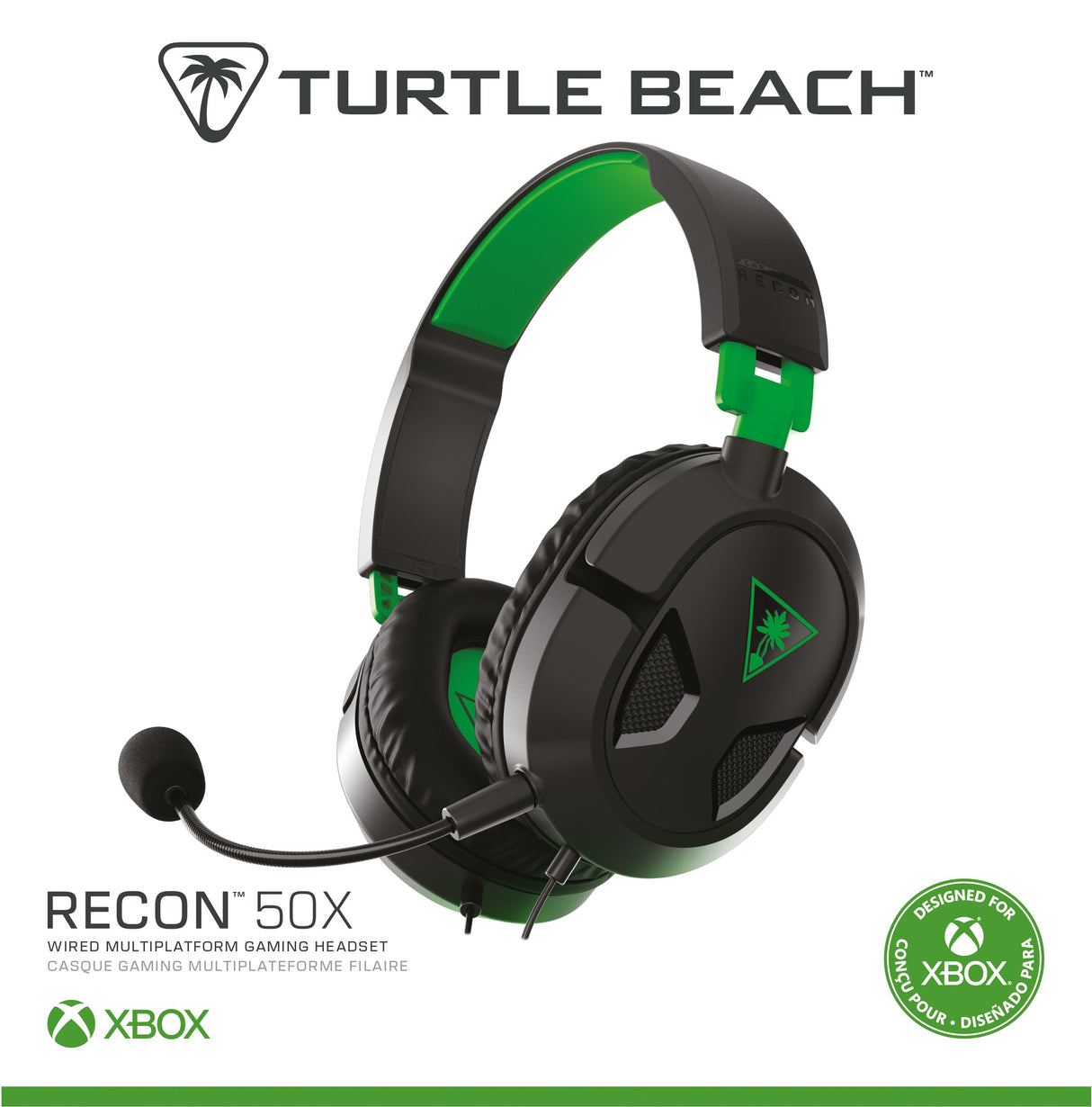 EAN 0731855023035 - Turtle Beach Recon 50 Auriculares Alámbrico Diadema Juego Negro, Verde imagen 9