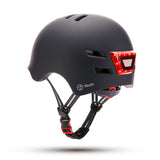Casco Youin Homologado Color Negro Talla L Con Led Frontal Y Trasero