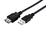 Usb 2.0 A-A, M/F, 0 2 M. Extension A Male To A Female. Cusbamaf-002