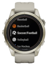 Garmin Fenix 7spro Sapphire Solar -42mm - Light Sand Soft Go