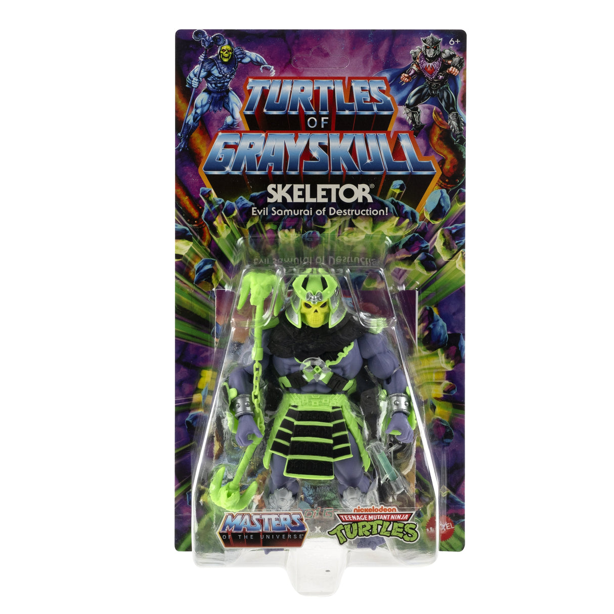Figura De Juguete Mattel Masters Of The Universe Origins Turtles Of Grayskull Skeletor Hth14