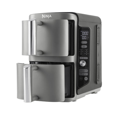 EAN 0622356280822 - Ninja SL400EU freidora Doble 9,5 L 2470 W Freidora de aire caliente Negro, Gris imagen 1
