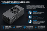 Coolbox Fuente De Alimentacion Tfx Black550 Gr-T 550w Negra