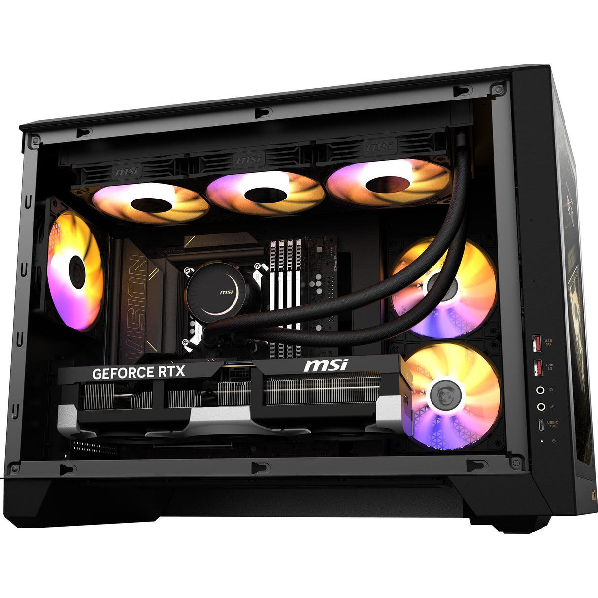 EAN 4711377288743 - MSI MEG Vision X AI 2NVZ9-003EU Intel Core Ultra 9 285K 64 GB DDR5-SDRAM 2 TB SSD NVIDIA GeForce RTX 5090 imagen 4