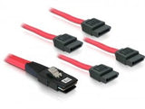 Delock Cable Mini Sas Sff-8087 > 4 X Sata 7 Pin 1 M