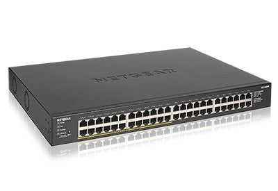Netgear Gs348pp Switch 48 Puertos Gigabit Ethernet (10/100/1000) Negro Energía Sobre Ethernet (Poe)