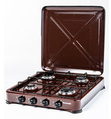 EAN 5902230900196 - Ravanson K-04BR hobs Marrón Encimera Encimera de gas 4 zona(s) imagen 2