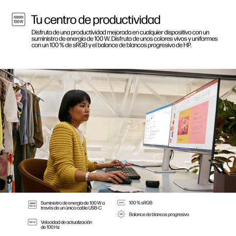 EAN 5715063749357 - HP Series 5 Pro 524pu pantalla para PC 60,5 cm (23.8") 1920 x 1080 Pixeles Full HD LCD Negro imagen 5
