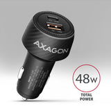 EAN 8595247909121 - Axagon PWC-PQ48 cargador de dispositivo móvil Universal Negro Encendedor de cigarrillos Carga rápida Auto imagen 2