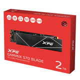 Disco Ssd Adata Xpg Gammix S70 Blade. Sdd, Capacidad: 2000 Gb, Factor De Forma De Disco Ssd: M.2,