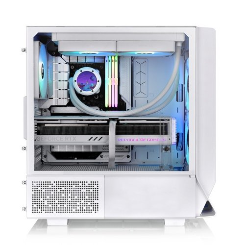 Caja Pc Thermaltake Ceres 330 Tg Argb Snow Blanco Ca-1y2-00m6wn-01