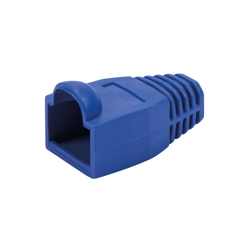 Modular Rj45 Plug Cable Boot 6.5mm Azul, 50pcs