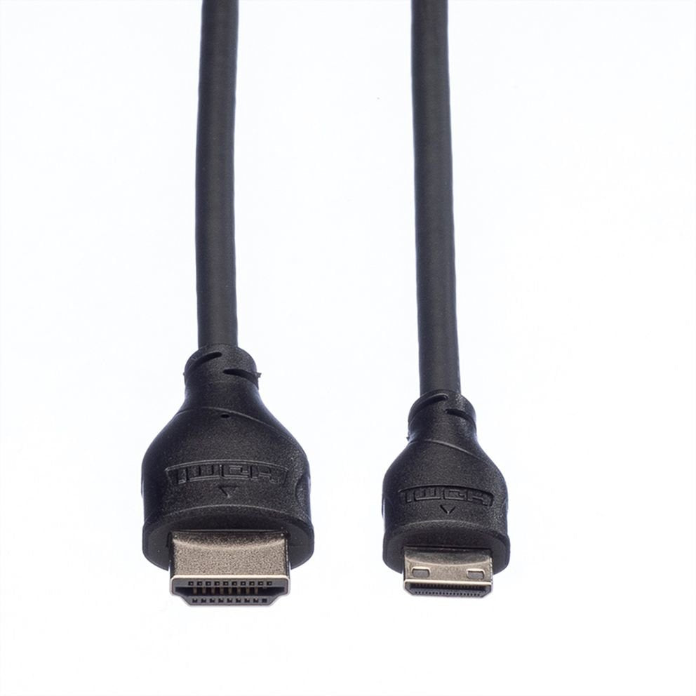 Roline Hdmi High Speed Cable Mit Ethernet Hdmi St - Mini Hdmi St 2m