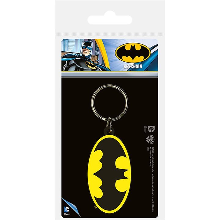 Llavero Dc - Rubber Batman Logo